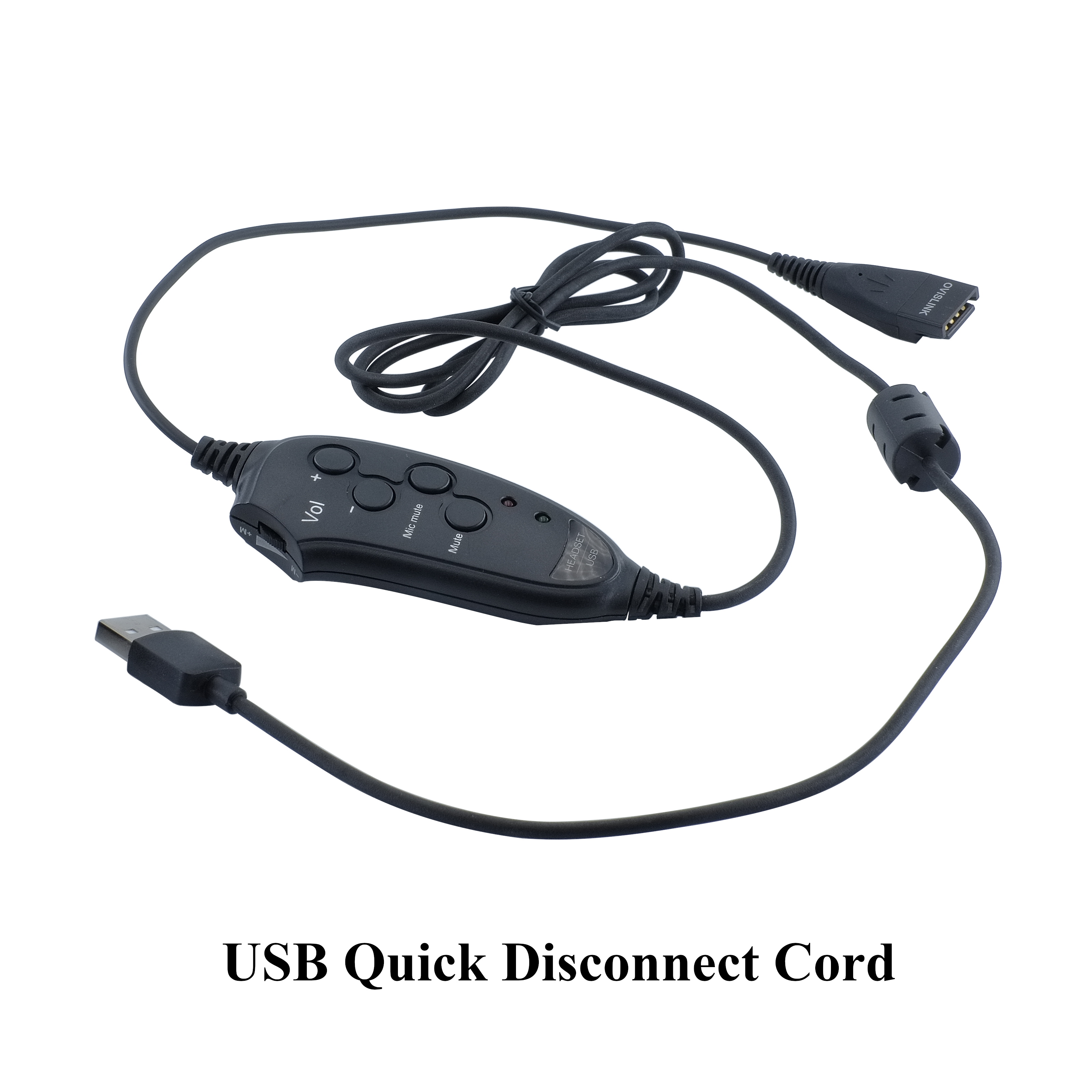 OvisLink Headset USB Quick Disconnect Cord Thumbnail
